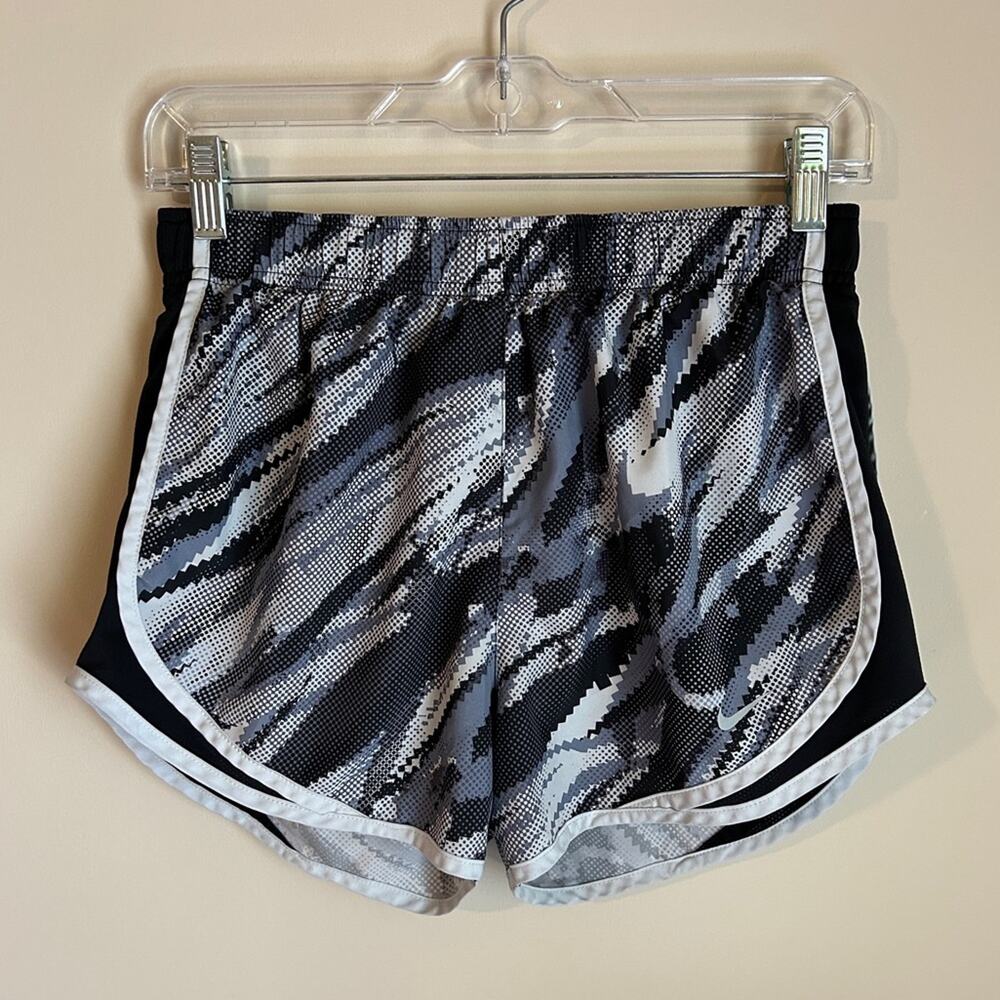 Nike Black/Gray Tempo Built-In Lining Pull-On Running Workout Shorts Size Small